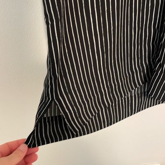 Madewell Size XS Striped Black and White Novel Dress - Picture 4 of 7